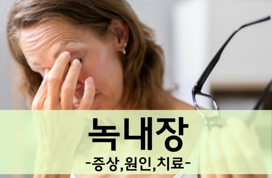 녹내장 증상